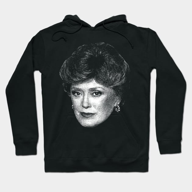 White Golden Rue McClanahan Vihntage Hoodie by CakCulaiNabuiNabui